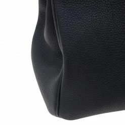 Hermes Noir Togo Calfskin Palladium Hardware Birkin 35 For Women -Deals Hermes Store luxury women hermes used handbags p39334 013