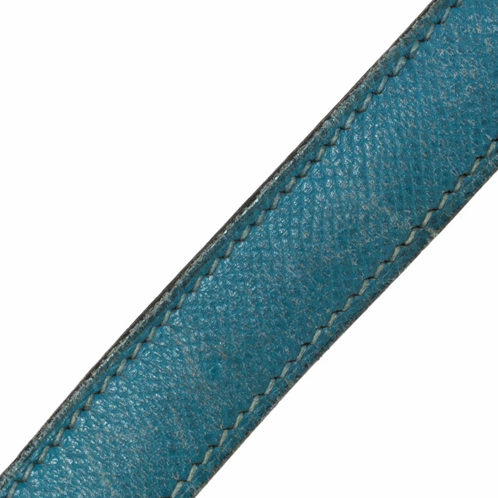 Hermes Blue Izmir Courchevel Leather Trim 31 Bag For Women 12 Hermes Blue Izmir Courchevel Leather Trim 31 Bag For Women - Image 10