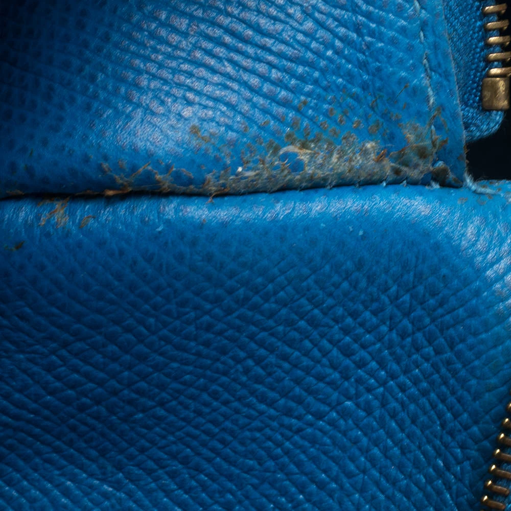 Hermes Blue Izmir Courchevel Leather Trim 31 Bag For Women 17 Hermes Blue Izmir Courchevel Leather Trim 31 Bag For Women - Image 15