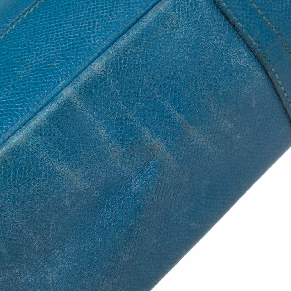 Hermes Blue Izmir Courchevel Leather Trim 31 Bag For Women 10 Hermes Blue Izmir Courchevel Leather Trim 31 Bag For Women - Image 8