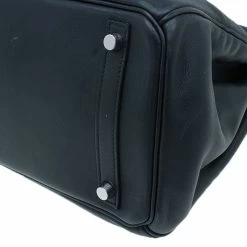 Hermes Black Leather Birkin 30 For Women -Deals Hermes Store luxury women hermes used handbags p39879 011