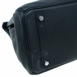 Hermes Black Leather Birkin 30 For Women -Deals Hermes Store luxury women hermes used handbags p39879 012