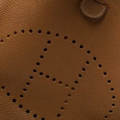 Hermes Gold Togo Leather Evelyne III GM Bag For Women -Deals Hermes Store luxury women hermes used handbags p398813 004