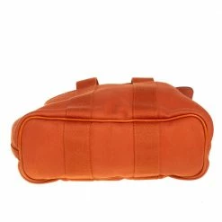 Hermes Orange Canvas And Leather Valparaiso PM Bag For Women -Deals Hermes Store luxury women hermes used handbags p399232 003
