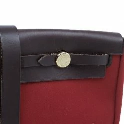 Hermes Orange And Red Herbag TPM Crossbody Bag For Women -Deals Hermes Store luxury women hermes used handbags p39977 0008