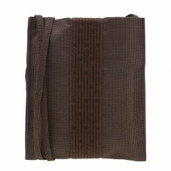Hermes Herline Brown Canvas Cross-body Pouch Pochette For Women