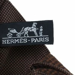 Hermes Herline Brown Canvas Cross-body Pouch Pochette For Women -Deals Hermes Store luxury women hermes used handbags p40210 0014