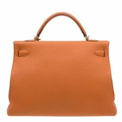 Hermes Orange Togo Leather Kelly 40 Bag For Women -Deals Hermes Store luxury women hermes used handbags p40375 004