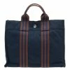 Hermes Navy Blue Fourre-Tout Tote PM For Women -Deals Hermes Store luxury women hermes used handbags p40584 001