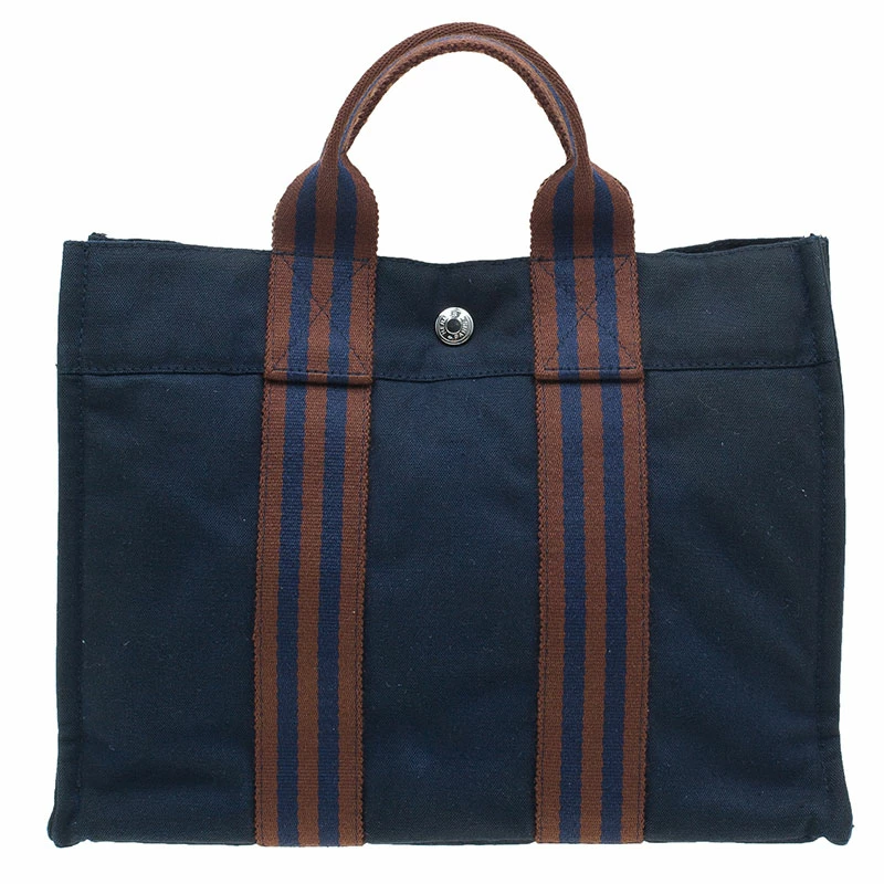 Hermes Navy Blue Fourre-Tout Tote PM For Women 6 Hermes Navy Blue Fourre-Tout Tote PM For Women - Image 4