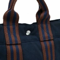 Hermes Navy Blue Fourre-Tout Tote PM For Women 23 Hermes Navy Blue Fourre-Tout Tote PM For Women -Deals Hermes Store luxury women hermes used handbags p40584 008