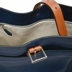 Hermes Blue Leather Marwari GM Bag For Women -Deals Hermes Store luxury women hermes used handbags p406355 004