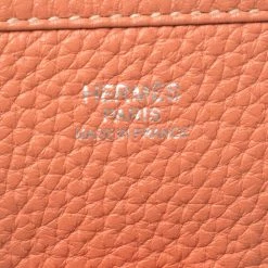 Hermes Rose Tea Taurillon Clemence Leather Evelyne III PM Bag For Women -Deals Hermes Store luxury women hermes used handbags p407680 012