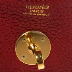 Hermes Rouge Vif Taurillon Clemence Leather Gold Hardware Lindy 34 Bag For Women -Deals Hermes Store luxury women hermes used handbags p408570 012