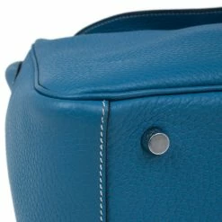 Hermes Blue Clemence Leather Lindy Bag 30 For Women 29 Hermes Blue Clemence Leather Lindy Bag 30 For Women -Deals Hermes Store luxury women hermes used handbags p4096 0011
