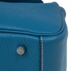 Hermes Blue Clemence Leather Lindy Bag 30 For Women 30 Hermes Blue Clemence Leather Lindy Bag 30 For Women -Deals Hermes Store luxury women hermes used handbags p4096 0012