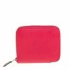 Hermes Bougainvillea Epsom Calfskin Silk'In Compact Wallet For Women -Deals Hermes Store luxury women hermes used handbags p411285 005
