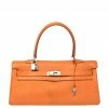 Hermes Orange Taurillon Clemence Leather Palladium Hardware Shoulder Kelly 42 Bag For Women -Deals Hermes Store luxury women hermes used handbags p411428 005