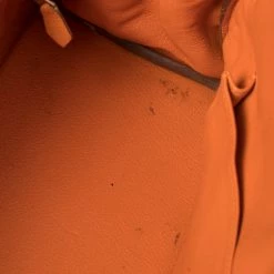 Hermes Orange Taurillon Clemence Leather Palladium Hardware Shoulder Kelly 42 Bag For Women -Deals Hermes Store luxury women hermes used handbags p411428 019