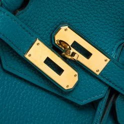 Hermes Cobalt Taurillion Clemence Leather Gold Hardware Birkin 35 Bag For Women -Deals Hermes Store luxury women hermes used handbags p411506 010