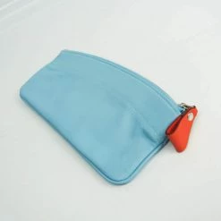 Hermes Blue/Light Blue Leather Tohubohu Clutch Bag For Women -Deals Hermes Store luxury women hermes used handbags p411621 006
