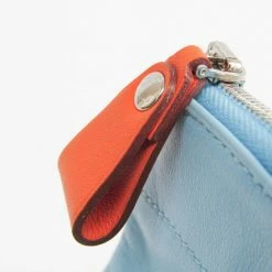 Hermes Blue/Light Blue Leather Tohubohu Clutch Bag For Women -Deals Hermes Store luxury women hermes used handbags p411621 009