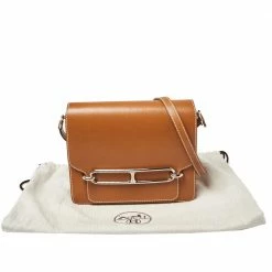 Hermes Natural Sable Veau Butler Leather Palladium Hardware Roulis 24 Bag For Women -Deals Hermes Store luxury women hermes used handbags p413525 001