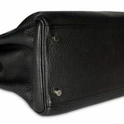 Hermes Black Clemence Leather Kelly Retourne 35 Bag For Women -Deals Hermes Store luxury women hermes used handbags p415662 002