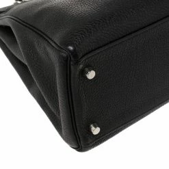 Hermes Hermés Noir Togo Leather Palladium Hardware Kelly Retourne 32 Bag For Women 25 Hermes Hermés Noir Togo Leather Palladium Hardware Kelly Retourne 32 Bag For Women -Deals Hermes Store luxury women hermes used handbags p416438 010