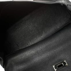 Hermes Hermés Noir Togo Leather Palladium Hardware Kelly Retourne 32 Bag For Women 22 Hermes Hermés Noir Togo Leather Palladium Hardware Kelly Retourne 32 Bag For Women -Deals Hermes Store luxury women hermes used handbags p416438 014