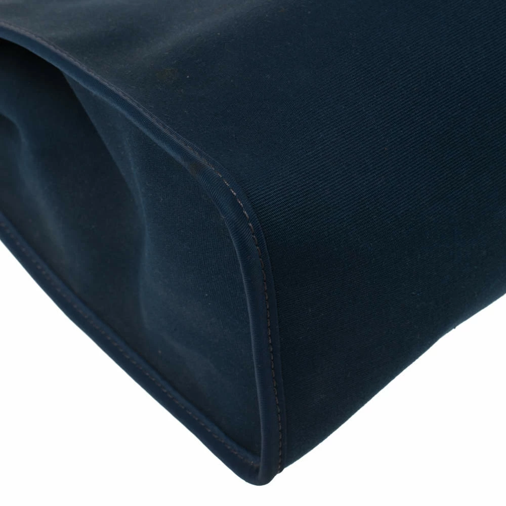 Hermes Bleu De Malte/Natural Canvas And Leather Herbag Zip 31 Bag For Women 12 Hermes Bleu De Malte/Natural Canvas And Leather Herbag Zip 31 Bag For Women - Image 10