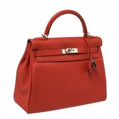 Hermes Rouge Piment Togo Leather Palladium Hardware Kelly Retourne 32 Bag For Women 16 Hermes Rouge Piment Togo Leather Palladium Hardware Kelly Retourne 32 Bag For Women -Deals Hermes Store luxury women hermes used handbags p418010 1618642176 013