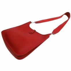 Hermes Rouge Casaque Togo Evelyne PM I For Women -Deals Hermes Store luxury women hermes used handbags p41827 003