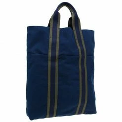 Hermes Navy Blue Canvas Fourre Tout Shopping Tote Bag For Women 18 Hermes Navy Blue Canvas Fourre Tout Shopping Tote Bag For Women -Deals Hermes Store luxury women hermes used handbags p41884 003