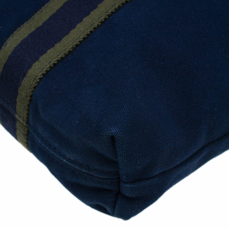 Hermes Navy Blue Canvas Fourre Tout Shopping Tote Bag For Women 13 Hermes Navy Blue Canvas Fourre Tout Shopping Tote Bag For Women - Image 11
