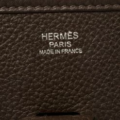 Hermes Chocolat Togo Leather Evelyne III PM Bag For Women 23 Hermes Chocolat Togo Leather Evelyne III PM Bag For Women -Deals Hermes Store luxury women hermes used handbags p420959 011
