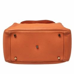 Hermes Orange Taurillon Clemence Leather Lindy 30 Bag For Women 21 Hermes Orange Taurillon Clemence Leather Lindy 30 Bag For Women -Deals Hermes Store luxury women hermes used handbags p423836 007