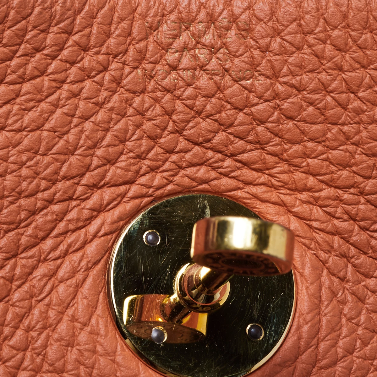 Hermes Orange Taurillon Clemence Leather Lindy 30 Bag For Women 12 Hermes Orange Taurillon Clemence Leather Lindy 30 Bag For Women - Image 10