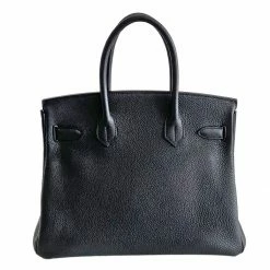 Hermes Hermès Black Taurillon Clemence Birkin 30 Bag For Women 16 Hermes Hermès Black Taurillon Clemence Birkin 30 Bag For Women -Deals Hermes Store luxury women hermes used handbags p423922 001