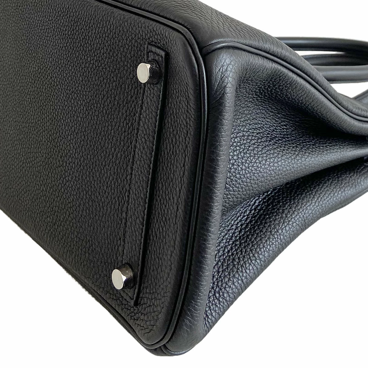 Hermes Hermès Black Taurillon Clemence Birkin 30 Bag For Women 14 Hermes Hermès Black Taurillon Clemence Birkin 30 Bag For Women - Image 12