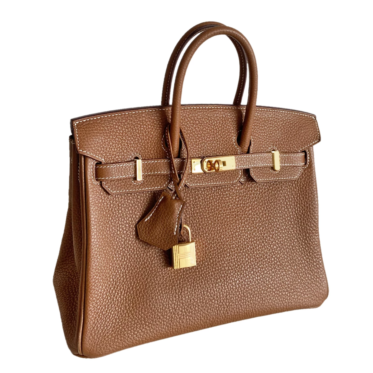 Hermes Hermès Gold Veau Togo Birkin 25 Bag For Women 4 Hermes Hermès Gold Veau Togo Birkin 25 Bag For Women - Image 2