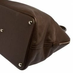 Hermes Hermès Cacao Togo Leather Bolide 45 Bag For Women -Deals Hermes Store luxury women hermes used handbags p428951 009