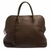 Hermes Hermès Cacao Togo Leather Bolide 45 Bag For Women -Deals Hermes Store luxury women hermes used handbags p428951 015