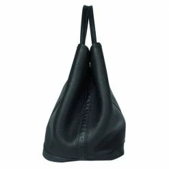 Hermes Black Leather Garden Party TPM Bag For Women -Deals Hermes Store luxury women hermes used handbags p429117 008