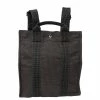 Hermes Dark Grey Canvas Herline PM Travel Backpack For Women -Deals Hermes Store luxury women hermes used handbags p429423 008