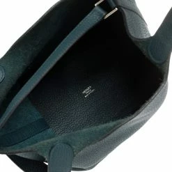 Hermes Malachite Clemence Leather Picotin Lock 18 Bag For Women -Deals Hermes Store luxury women hermes used handbags p432105 011