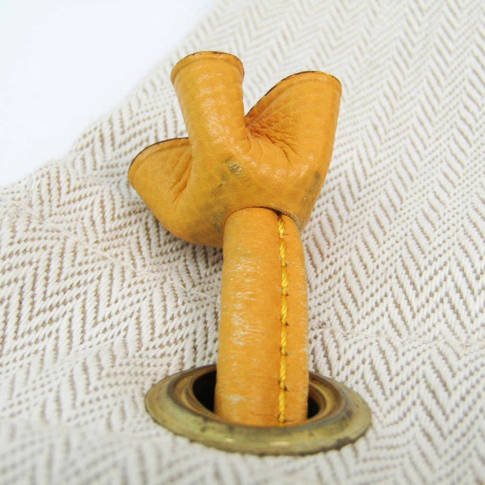 Hermes Beige Fabric, Cotton Mini Sac Shoulder Bag For Women 7 Hermes Beige Fabric, Cotton Mini Sac Shoulder Bag For Women - Image 5