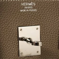 Hermes Etoupe Grey Togo Leather Palladium Hardware Birkin 35 Bag For Women -Deals Hermes Store luxury women hermes used handbags p436888 013