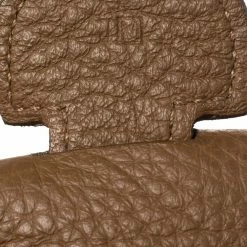 Hermes Alezan Taurillon Clemence Leather Evelyne III TGM Bag For Women -Deals Hermes Store luxury women hermes used handbags p436895 004