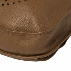 Hermes Alezan Taurillon Clemence Leather Evelyne III TGM Bag For Women -Deals Hermes Store luxury women hermes used handbags p436895 007